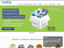 Tablet Screenshot of metrix.co.uk