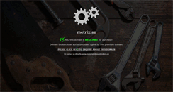 Desktop Screenshot of metrix.se
