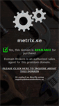 Mobile Screenshot of metrix.se