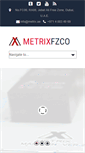 Mobile Screenshot of metrix.ae